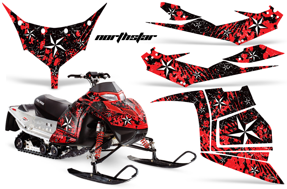 Polaris IQ Race Graphic Kit RED Northstar JPG